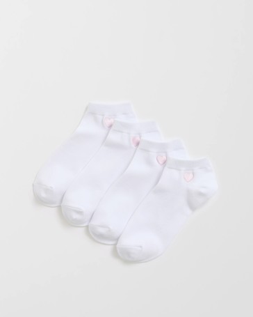 Australian Cotton Blend 4 Pack Low Cut Casual Socks