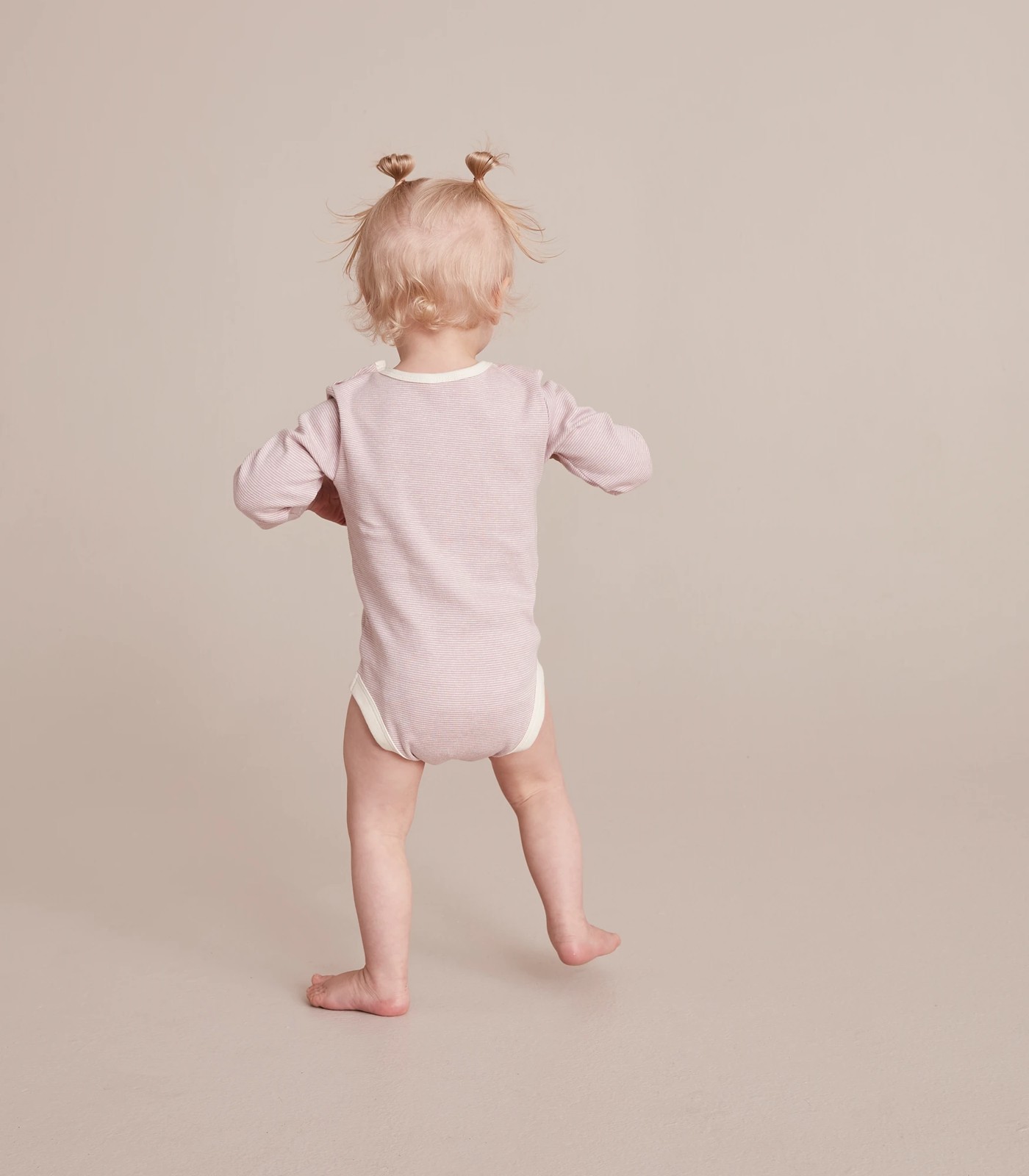 Baby Organic Cotton Stripe Bodysuit 6 of 6
