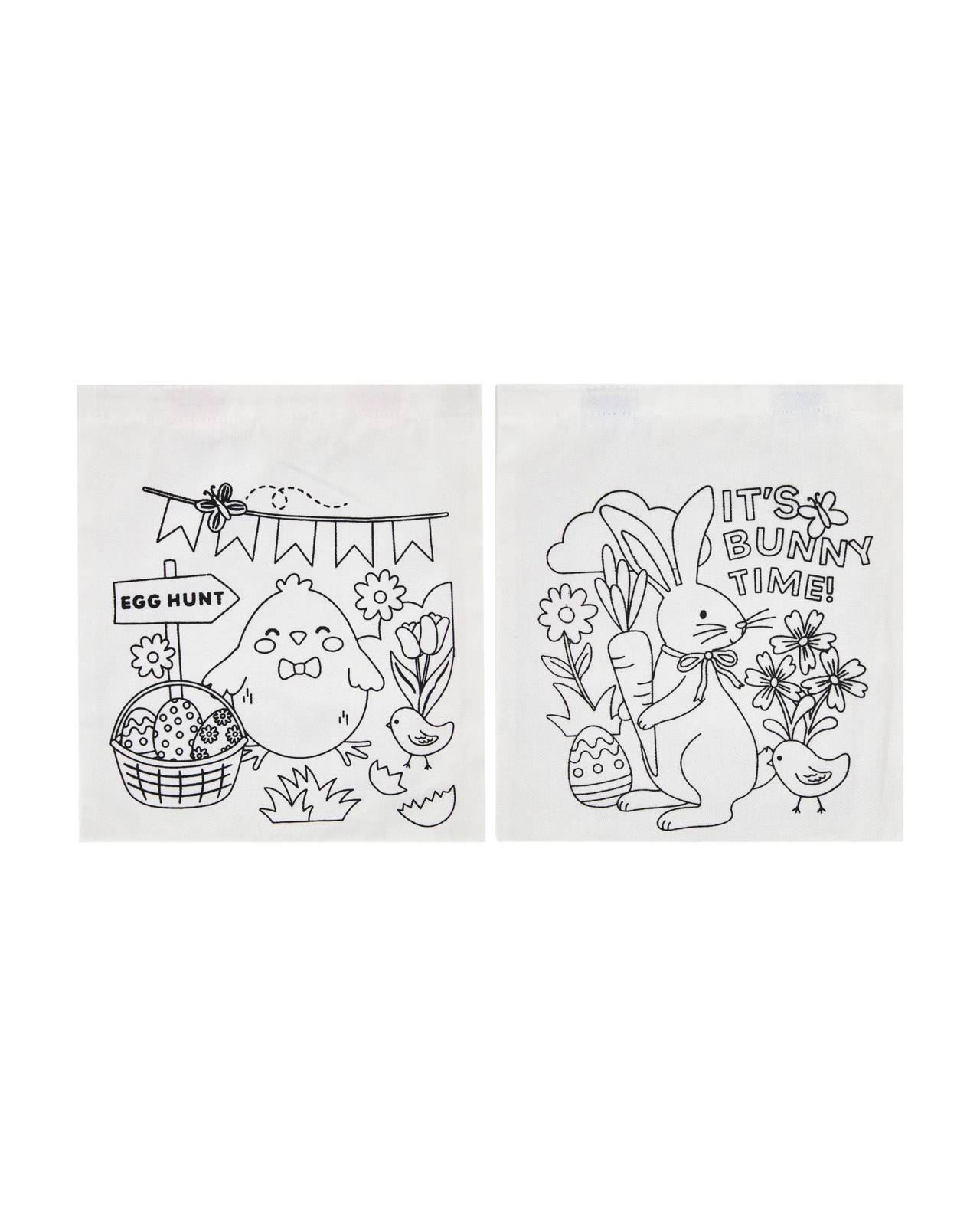 Anko 6 Piece Colour Your Own Easter Tote Bag - Assorted 3 of 3