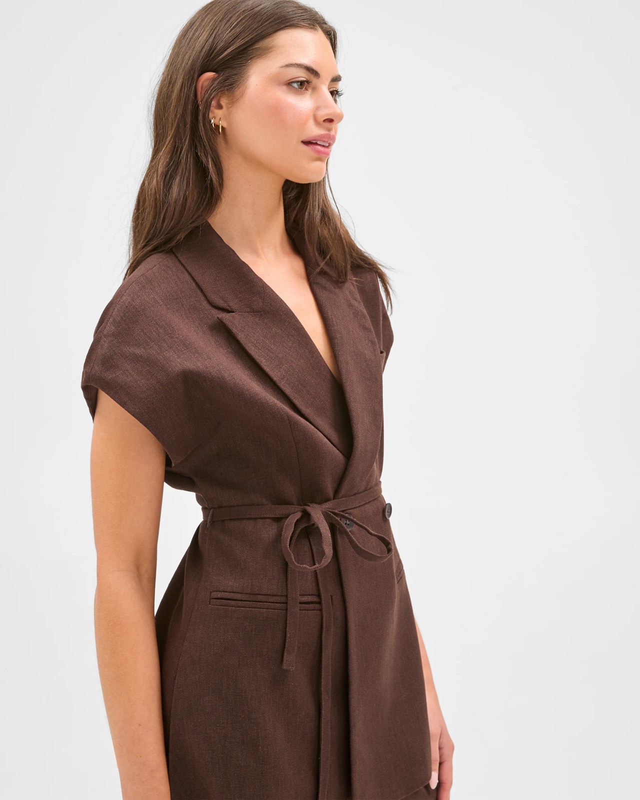 Petites Tailored Vest 3 of 5
