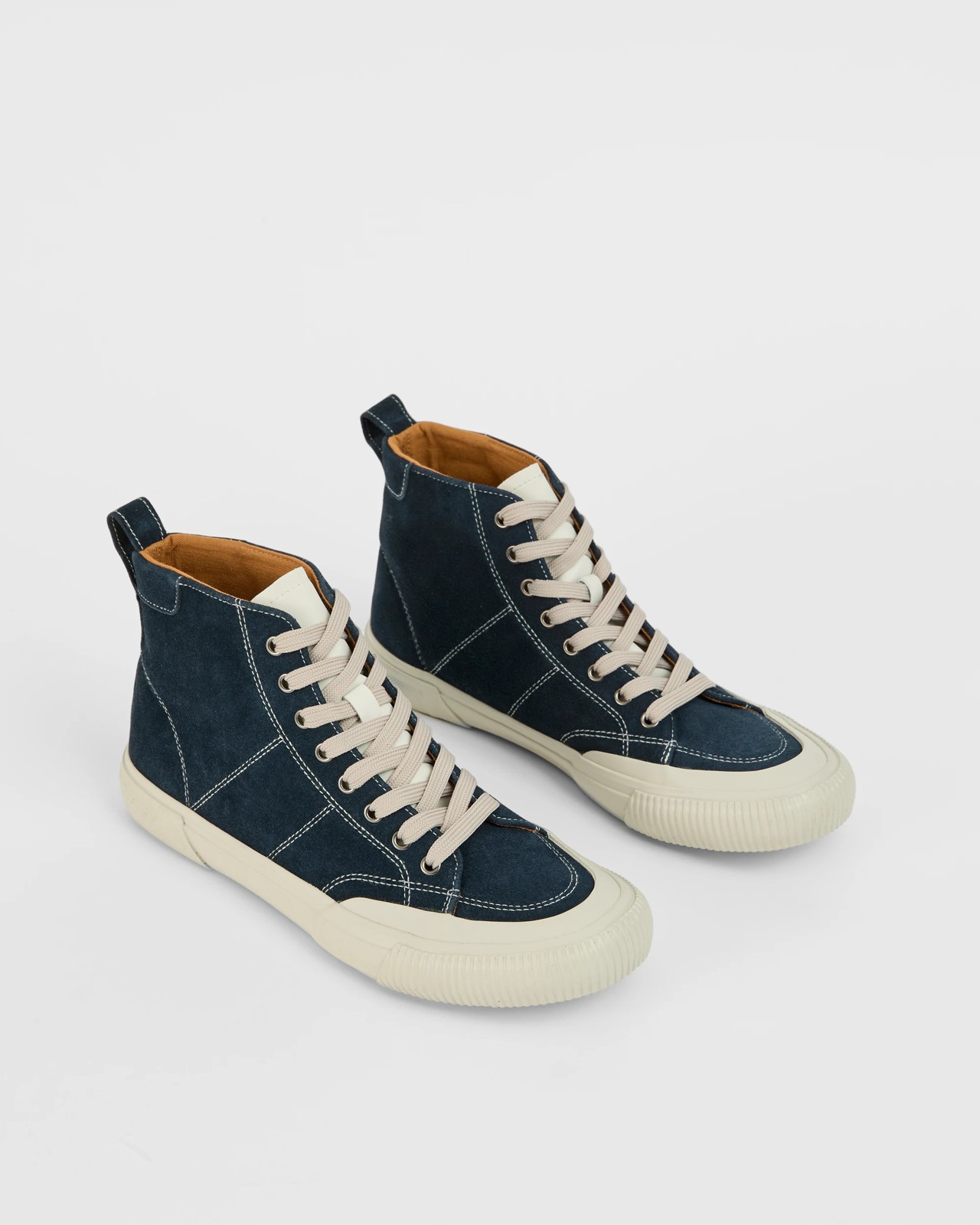Genuine Suede Leather Hi Top Sneakers 2 of 3