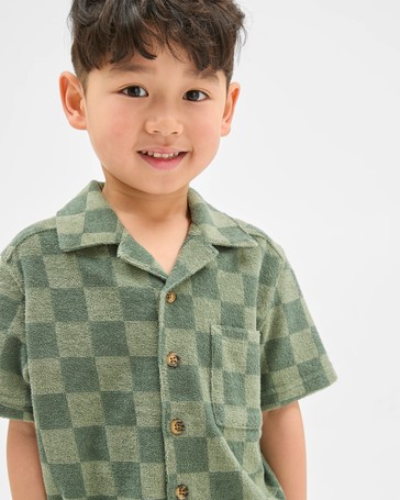 Australian Cotton Blend Short Sleeve Terry Shirt