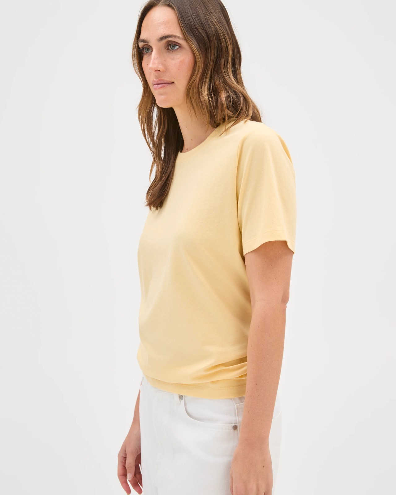 Australian Cotton Classic T-Shirt - Butter Lemon 5 of 5