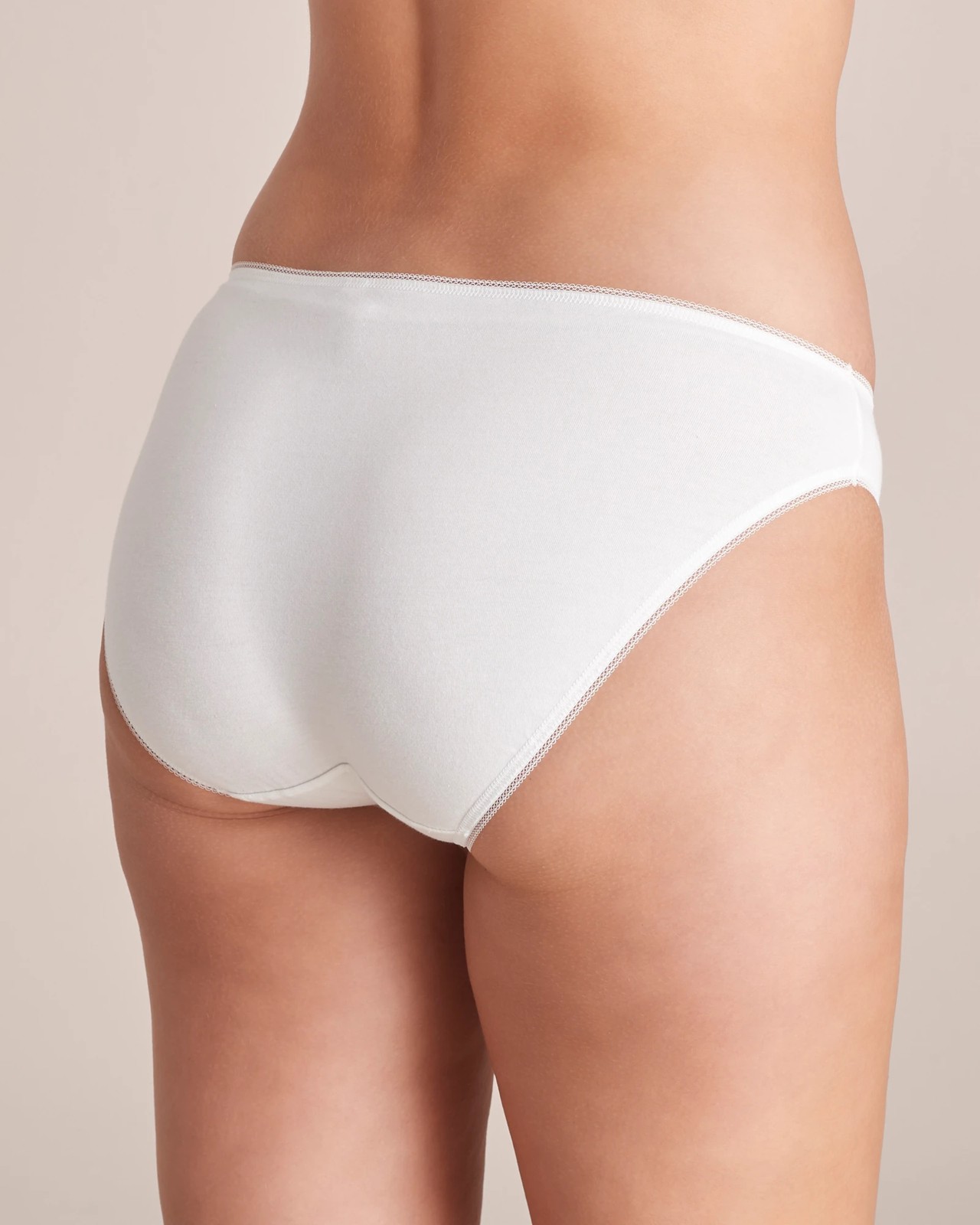 White WOMAN Basic Patterned Cotton Bikini Briefs (5 Pack) 1980741