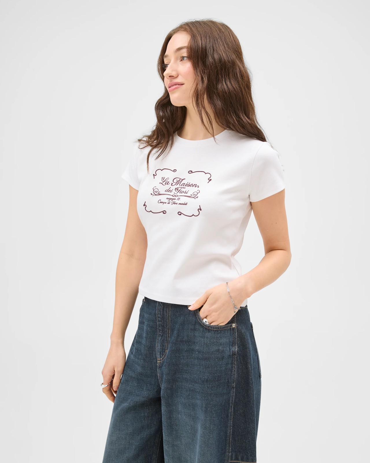 Lily Loves Australian Cotton Slim Fit T-Shirt - La Maison Dei Fiori 5 of 5