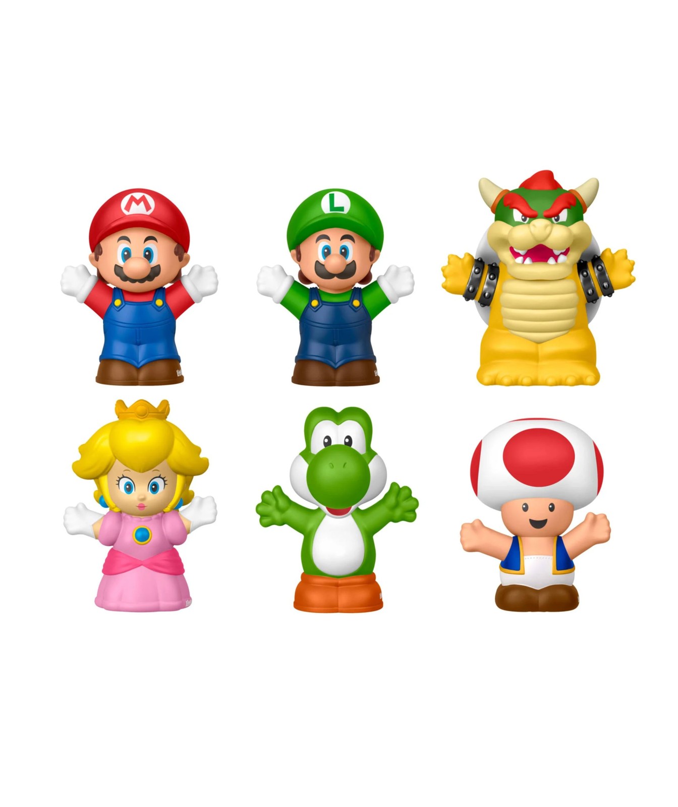Fisher-Price Little People My Mario Figure 6-Pack Toy Set 3 of 6