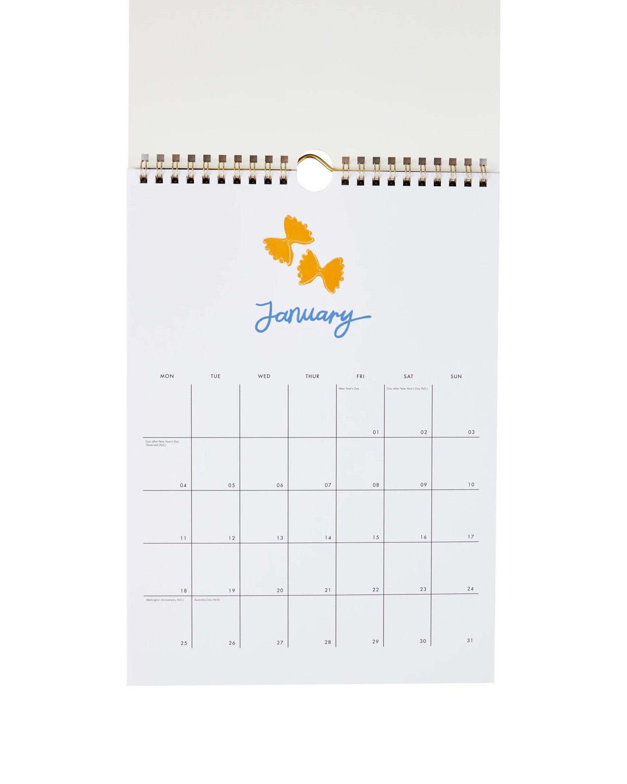 Anko 2027 Wall Pasta Calendar 3 of 6