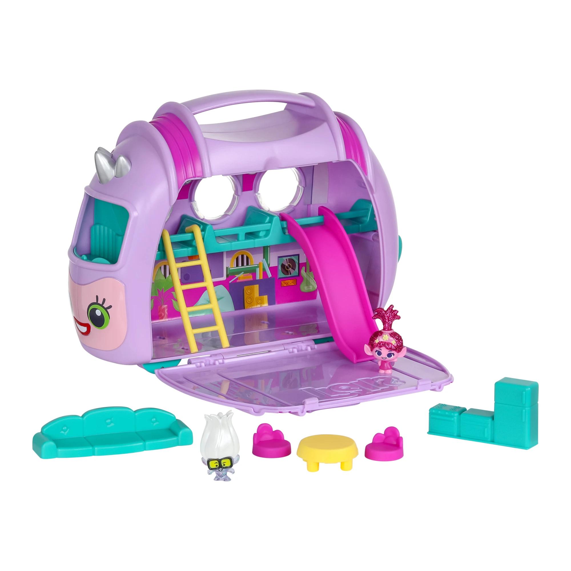 DreamWorks Trolls Band Together Rhonda Play And Display Vehicle Playset ...