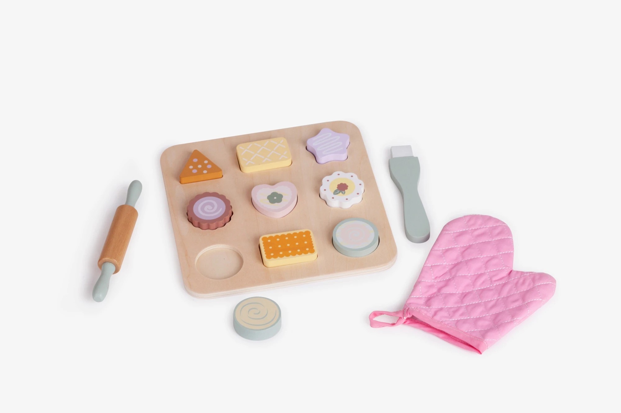 66841975 - CLODM2118 WOODEN COOKIE BAKING SET