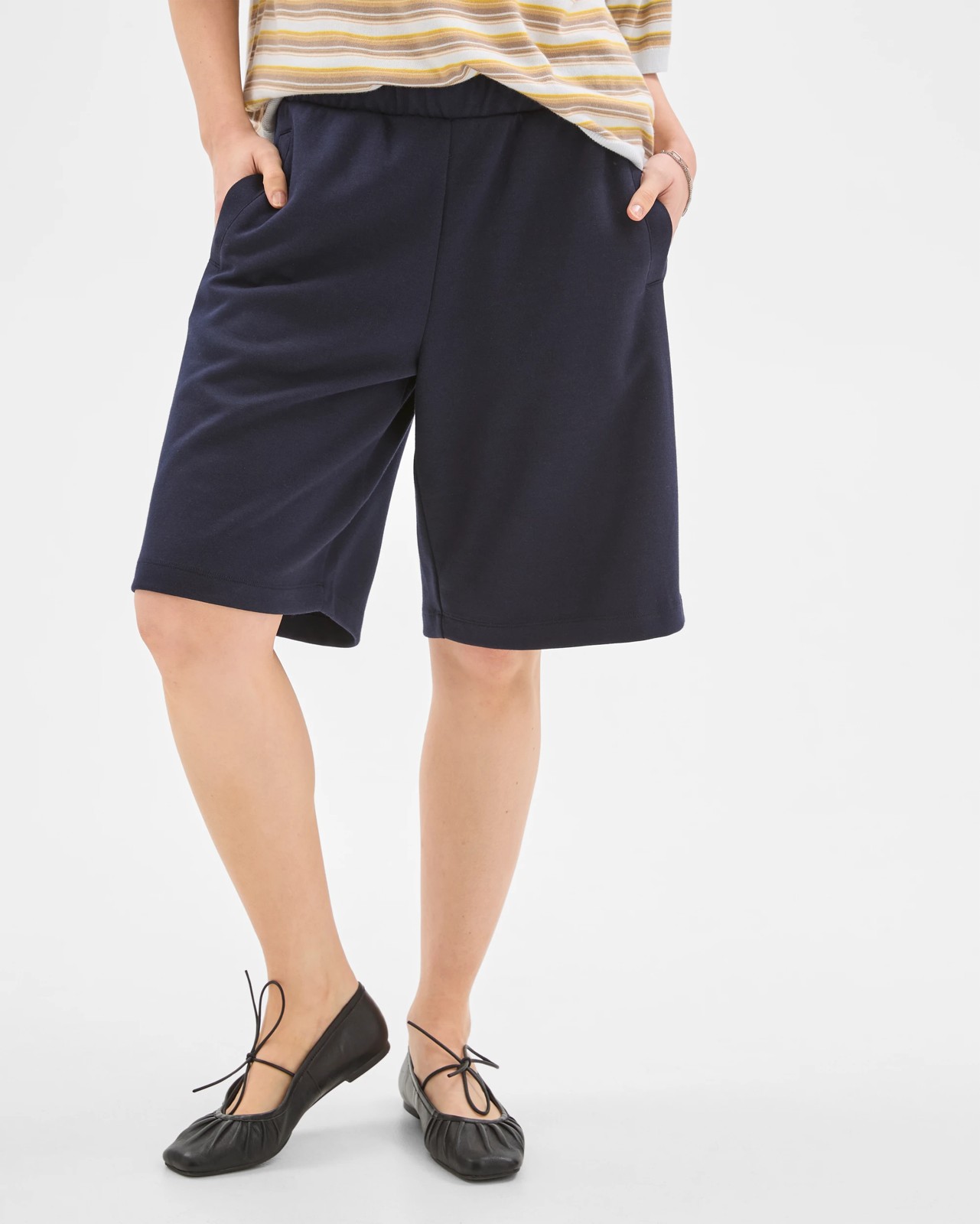 Lily Loves Fleece Shorts - Deep Navy 4 of 6