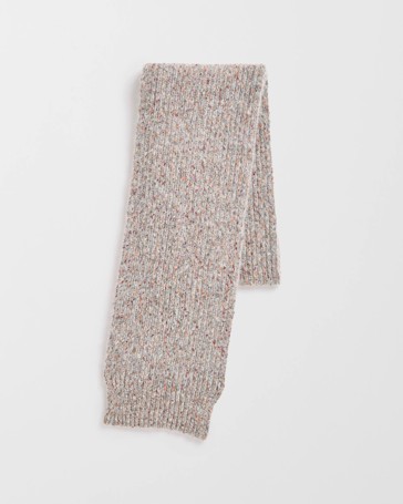 Chunky Fleck Knit Scarf