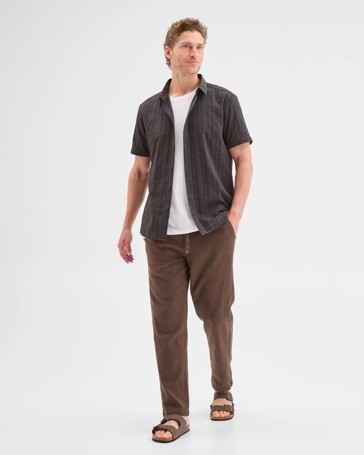 Australian Cotton Relaxed Textured Pants