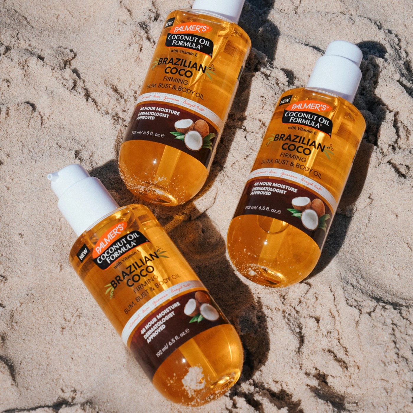 Palmer's Brazilian Coco Firming Bum, Bust & Body Oil 192ml - Coconut, Acai, Guarana and Brazil Nut 4 of 5