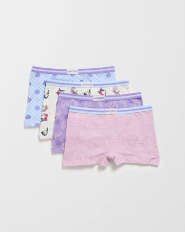 Licensed KPop Demon Hunters Australian Cotton 4 Pack Girls Shorties