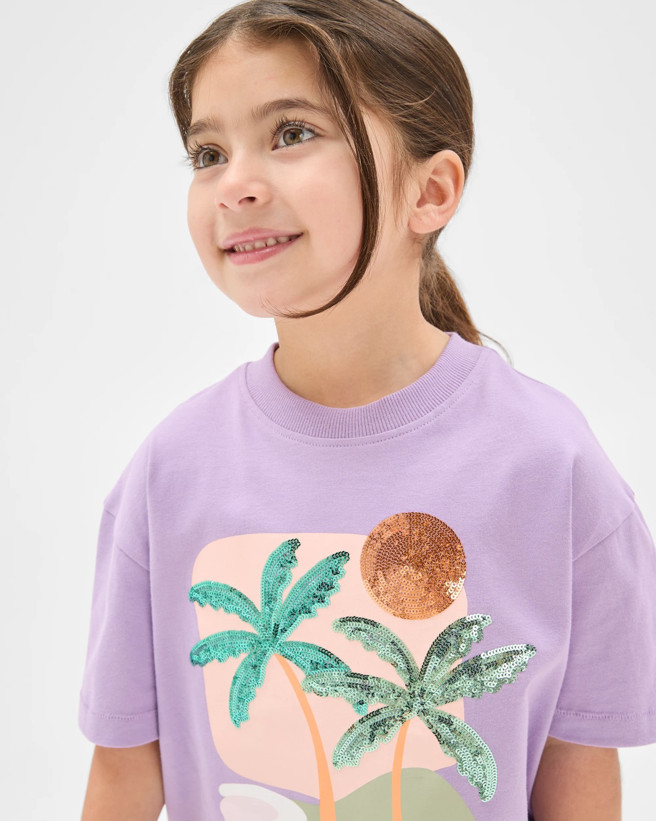 Australian Cotton Fashion T-Shirt - Purple 3 of 5