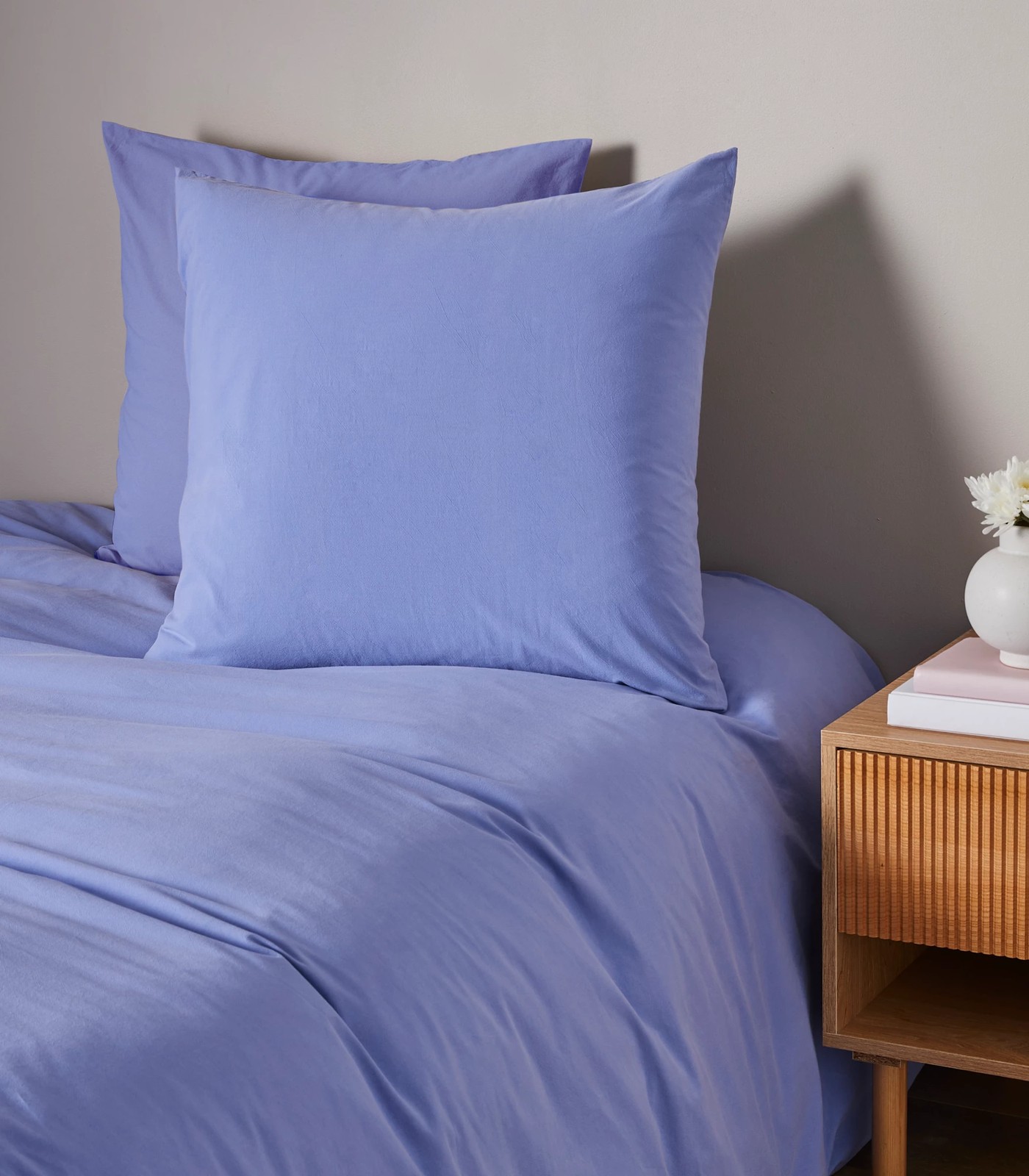 Arlo Stonewash European Pillowcase - Bright Blue | Target Australia