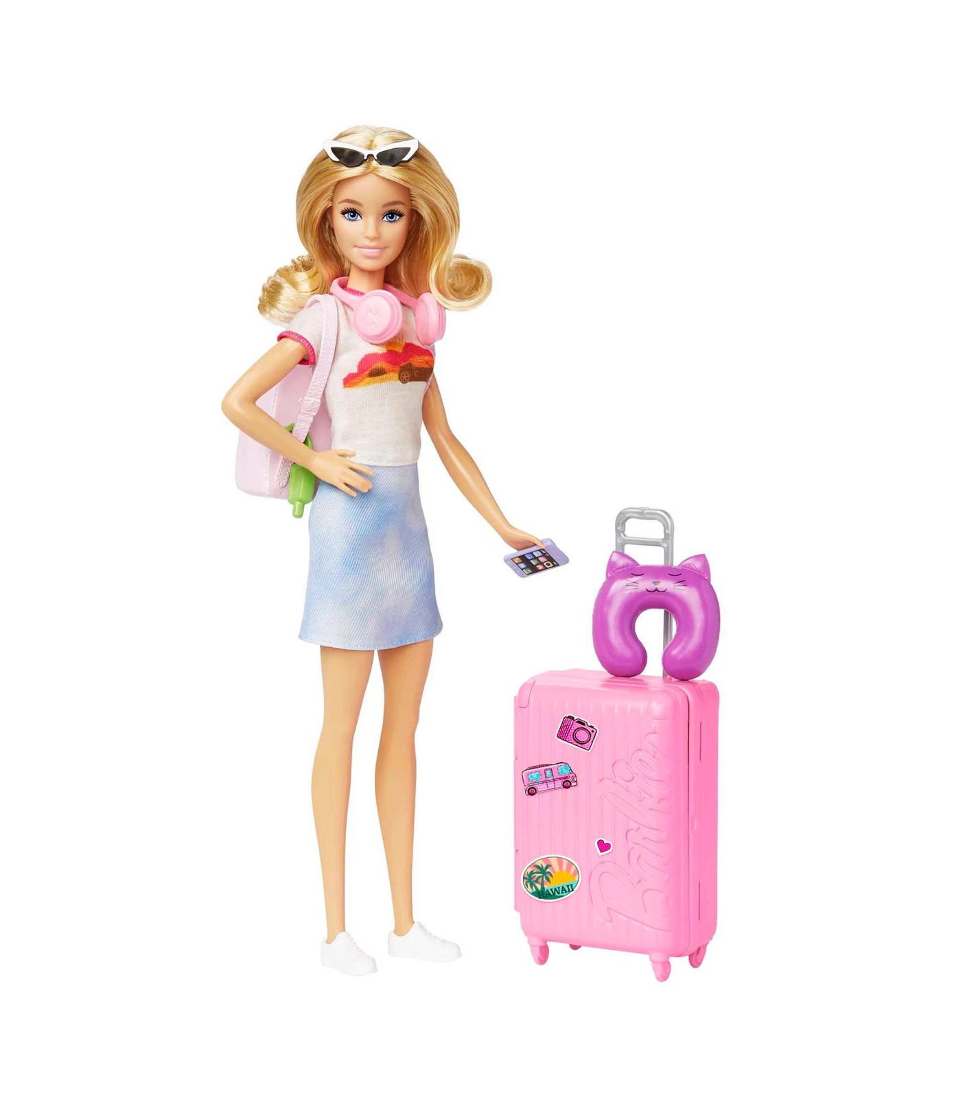 Barbie Doll and Accessories - Malibu Travel Set with Puppy 2 of 5