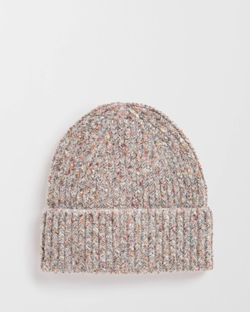 Chunky Fleck Knit Beanie