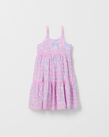 Sequin Strappy Dress