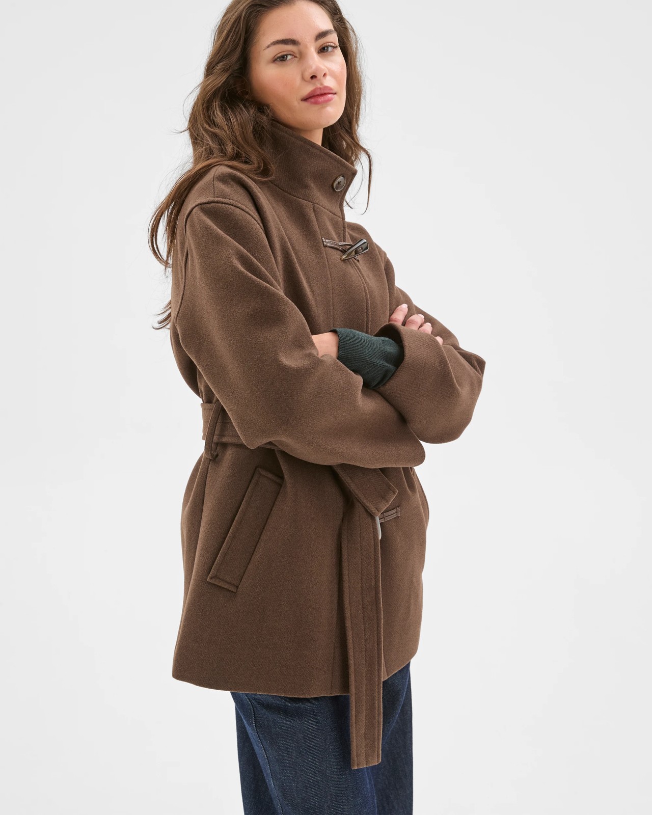 Petites Tie Waist Twill Jacket 6 of 6