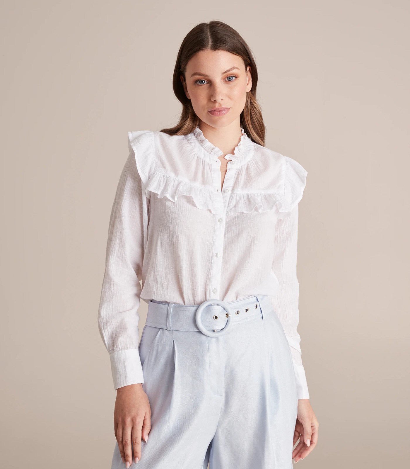 Ruffle sleeve top target online