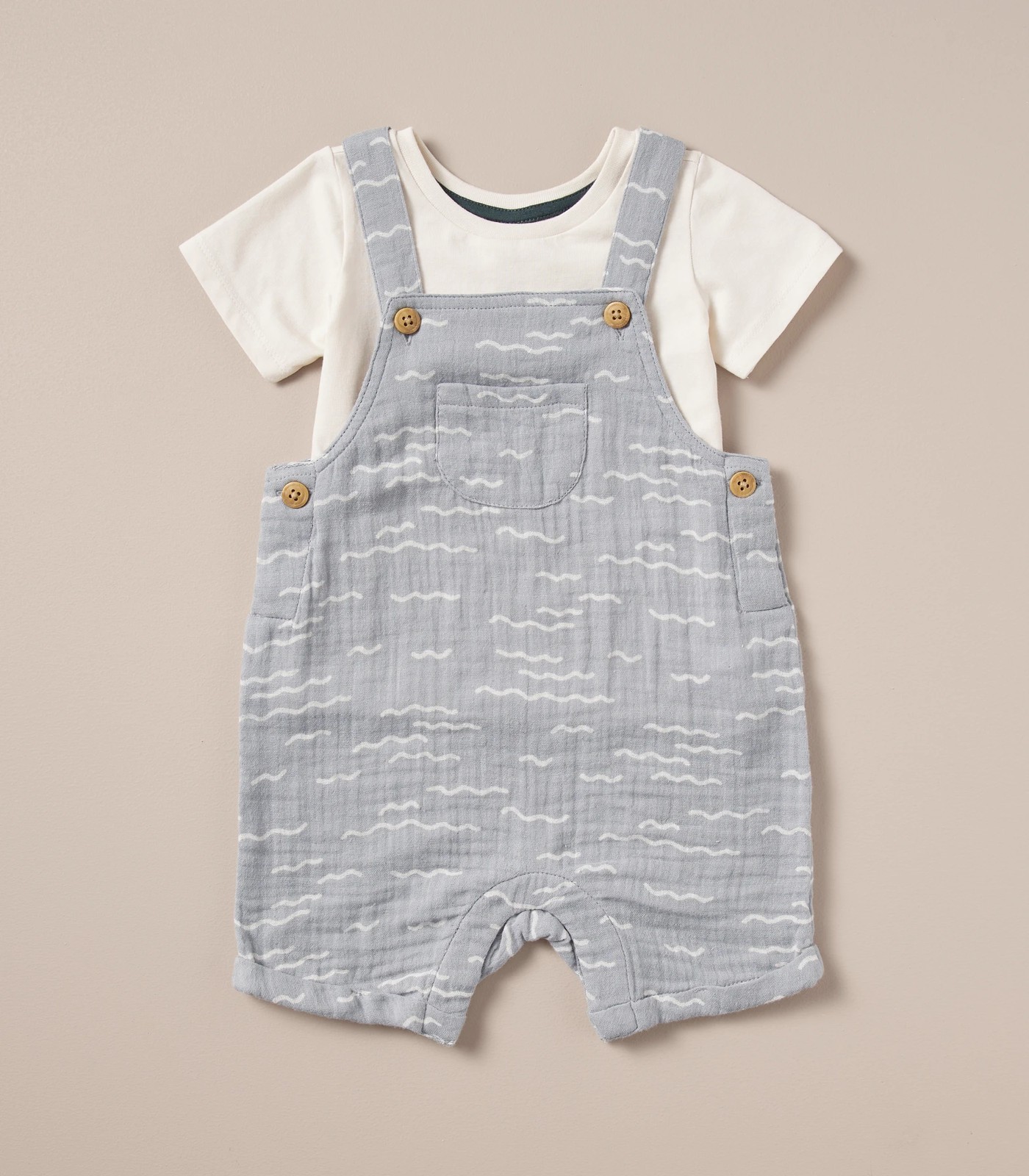 2 Piece Baby Shortall and T-shirt Set | Target Australia