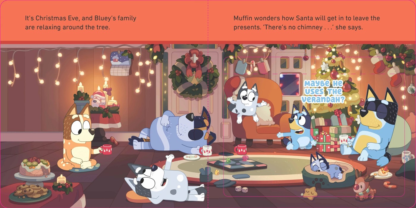Bluey: Let's Play Verandah Santa - A-Lift-The-Flap Book 3 of 3