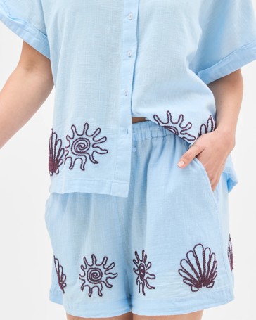 Resort Cord Detail Shorts