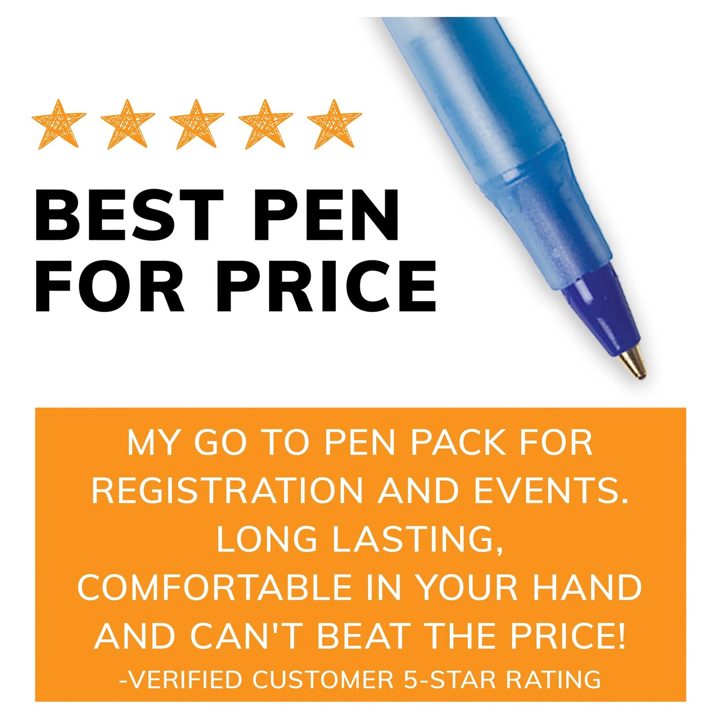 15 Pack BIC Round Stic Assorted Ballpoint Pens 5 of 5