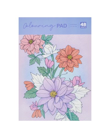 Anko Colouring Pad - Floral