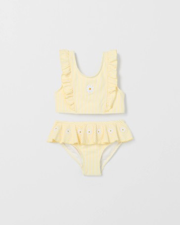 Sleeveless Ruffle 2 Piece Swim Set