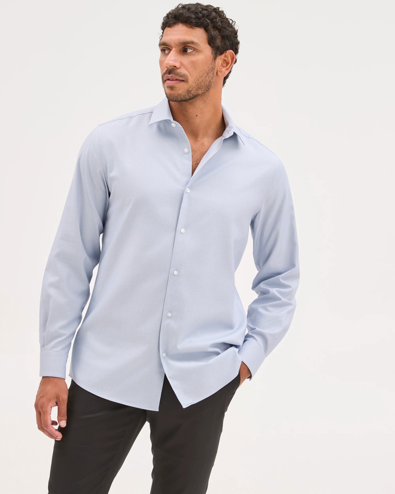 Preview Australian Cotton Micro Geo Print Shirt 4 of 5