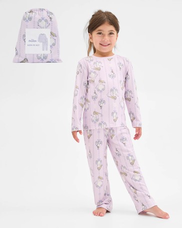 Disney Frozen Gift Pack Younger Girls Hacci Knit Pyjama Set