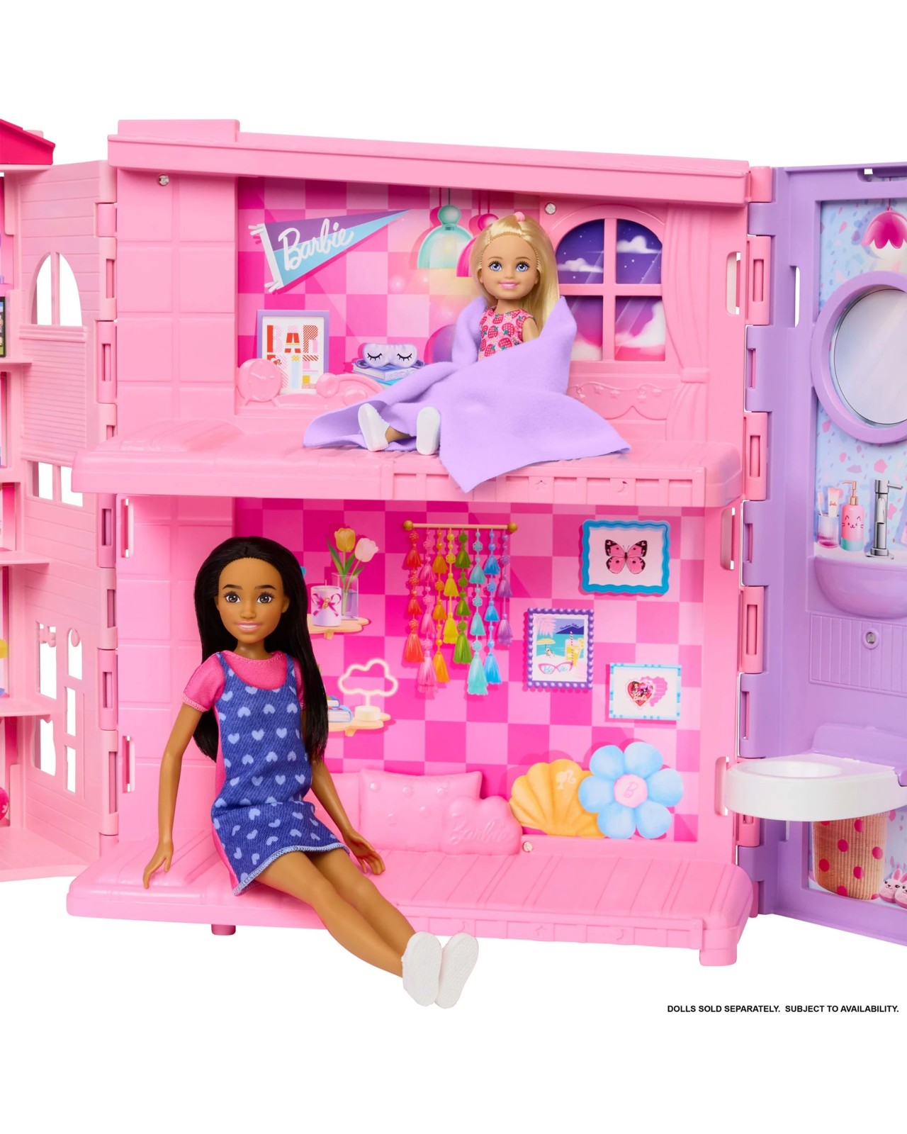 Barbie Weekend Escape House, Dollhouse Playset  2 of 4