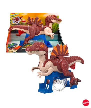 Mattel Fisher-Price Imaginext Jurassic World Rebirth Sprinting Spinosaurus Dinosaur Figure