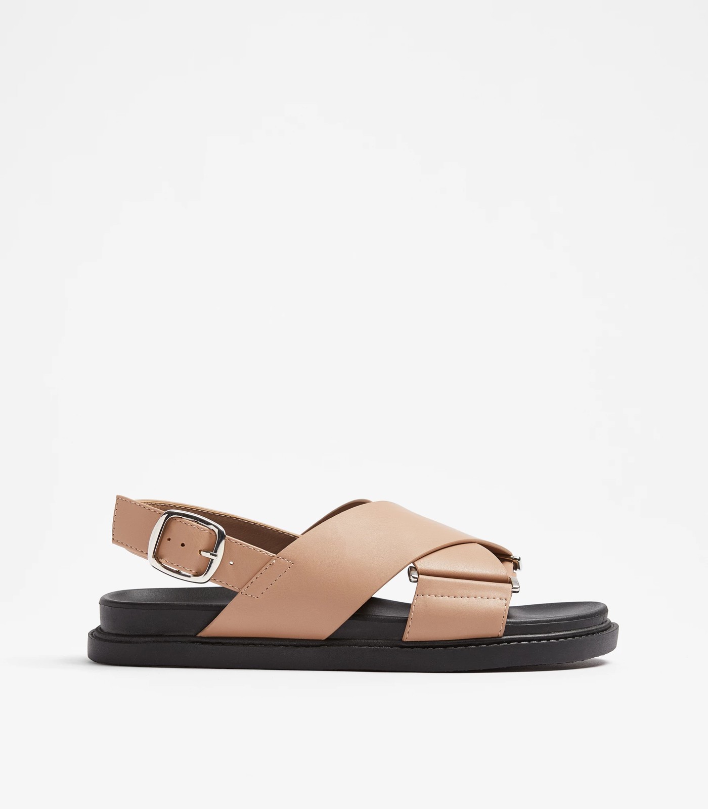 Womens Crossover Moulded Sandal - Maria - Brown | Target Australia