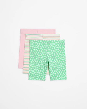 Girls Bike Shorts 3 Pack