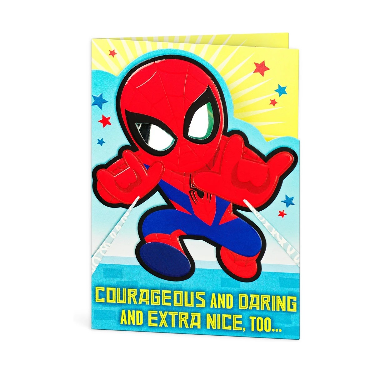 Hallmark Marvel Spiderman Birthday Card 3 of 4