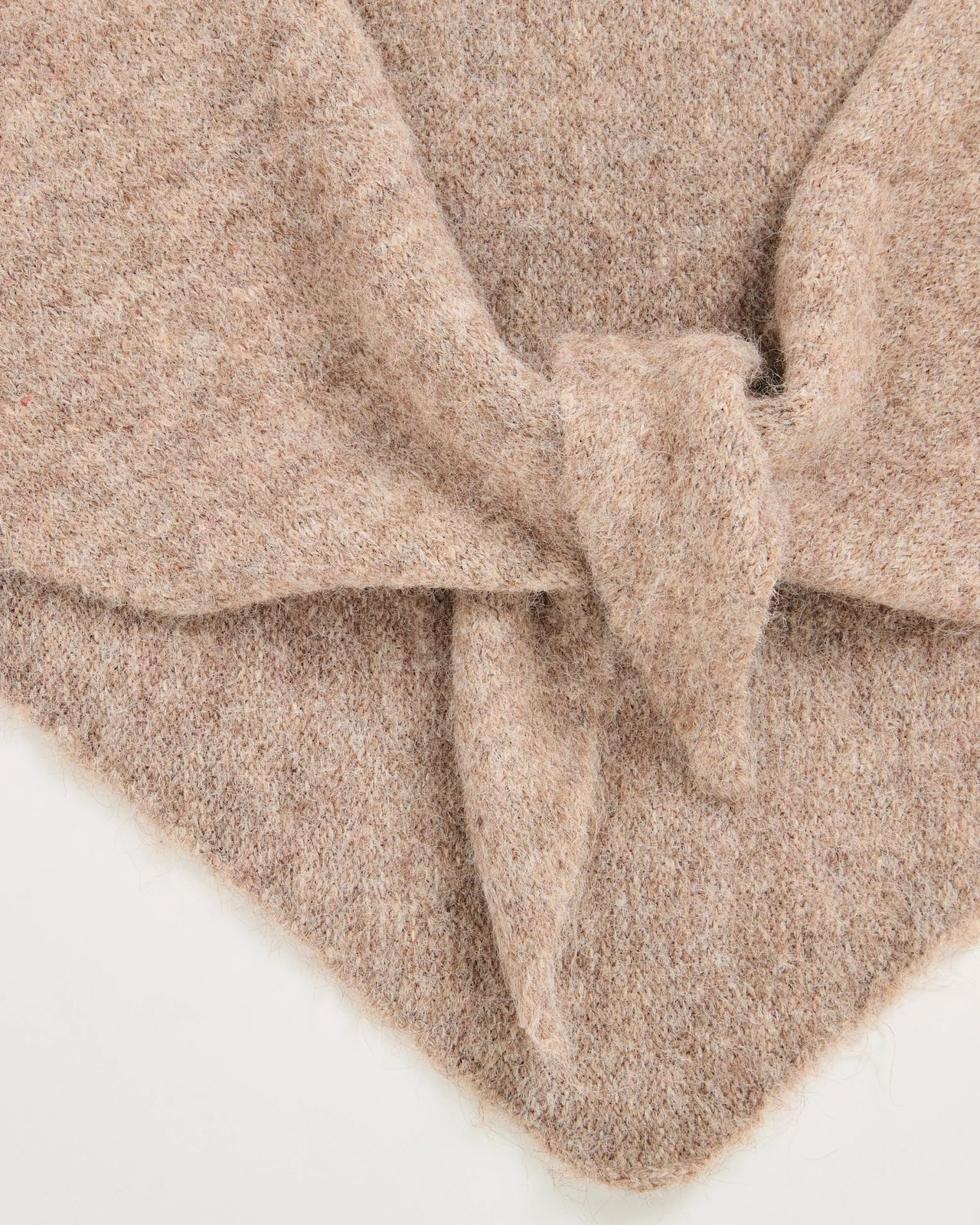 Triangle Wrap Scarf - Natural 2 of 2