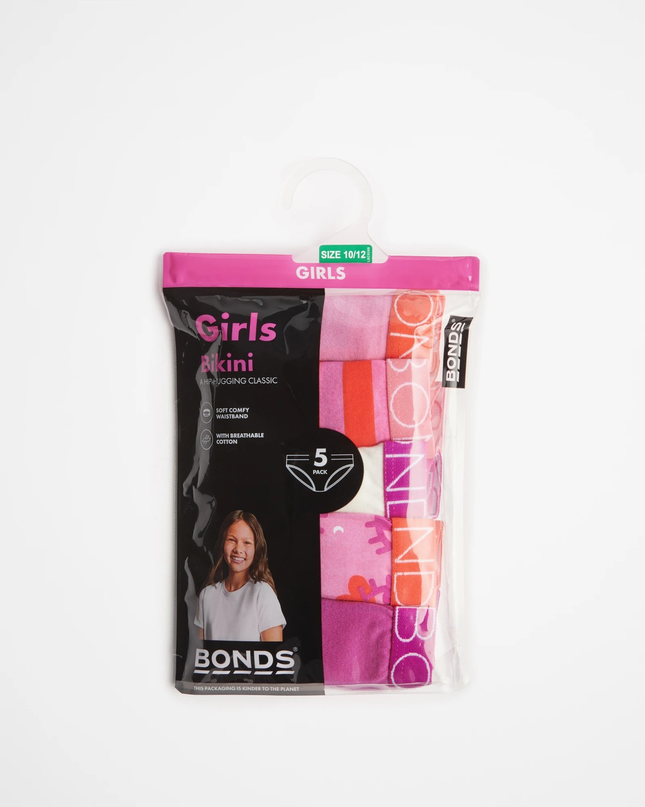 Bonds Girls Bikini Briefs 5 Pack 2 of 2