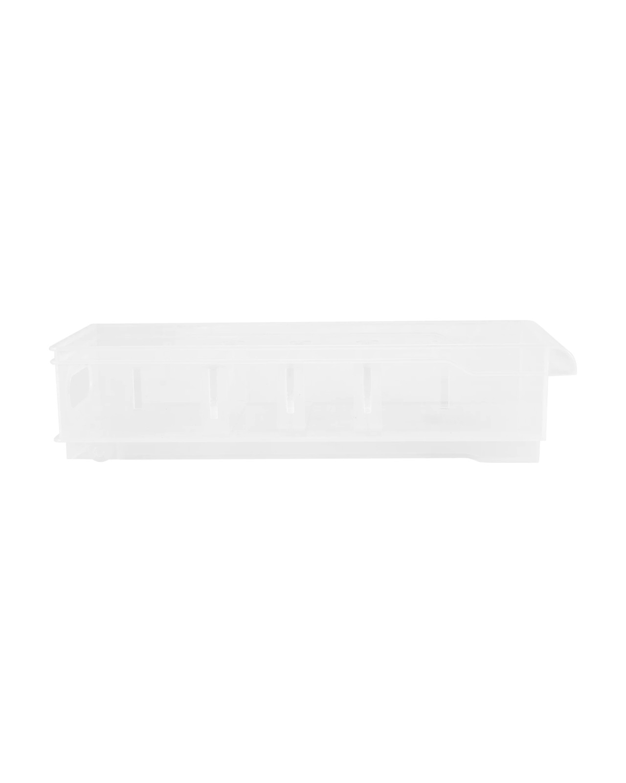Anko Low Stackable Roller Storage - Clear 2 of 5