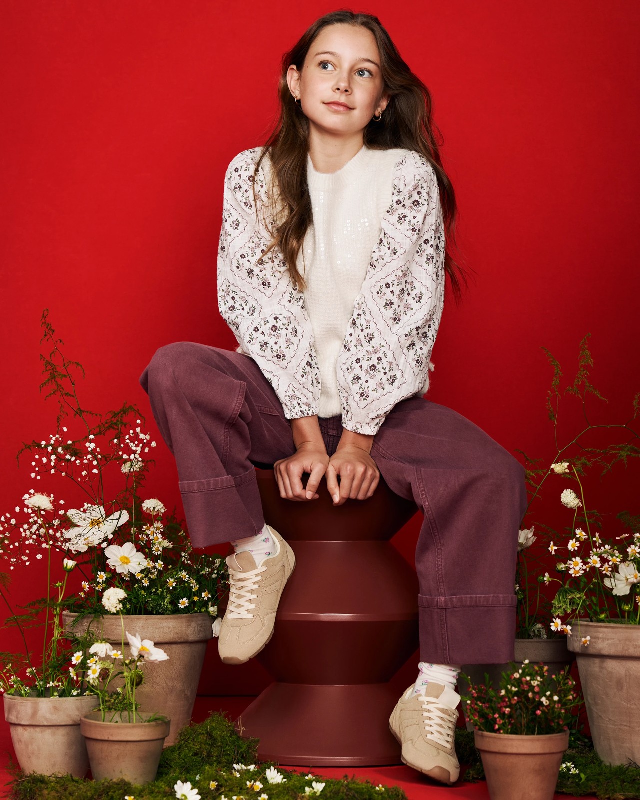 Long Balloon Sleeve Blouse 3 of 3