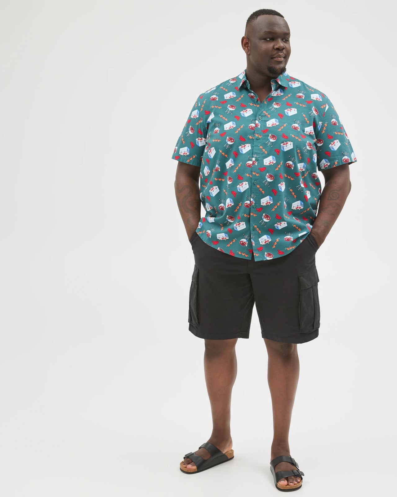Plus Size Short Sleeve BBQ Novelty Shirt 5 of 6