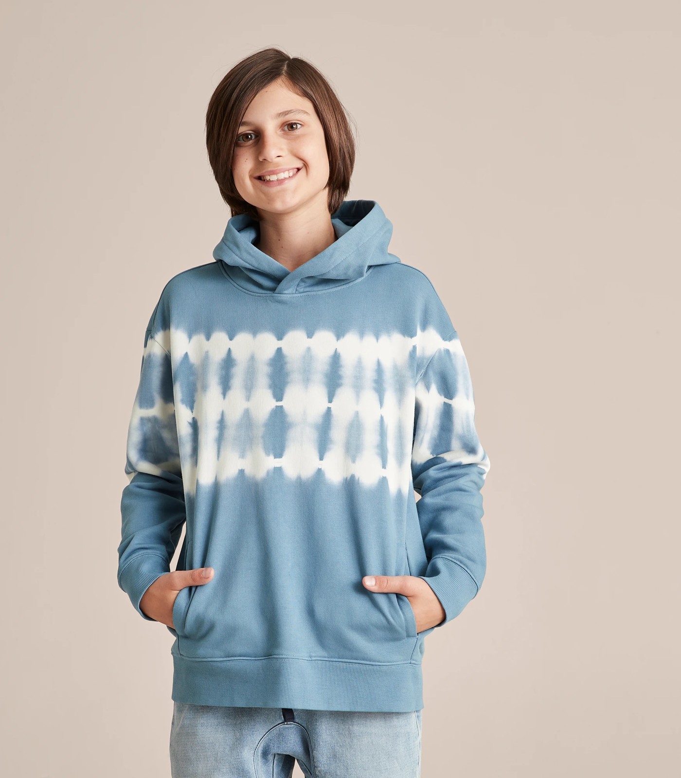 Light blue tie hot sale dye hoodie