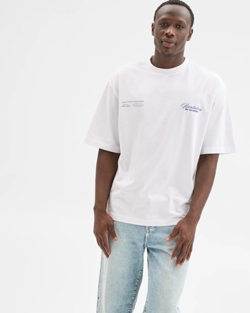 Commons Australian Cotton Boxy Fit Graphic T-Shirt