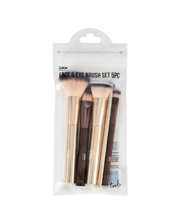 OXX Cosmetics 5 Piece Face and Eye Brush Set