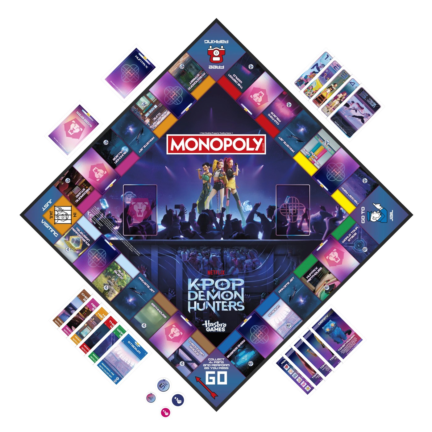Monopoly K-Pop Demon Hunters 3 of 4
