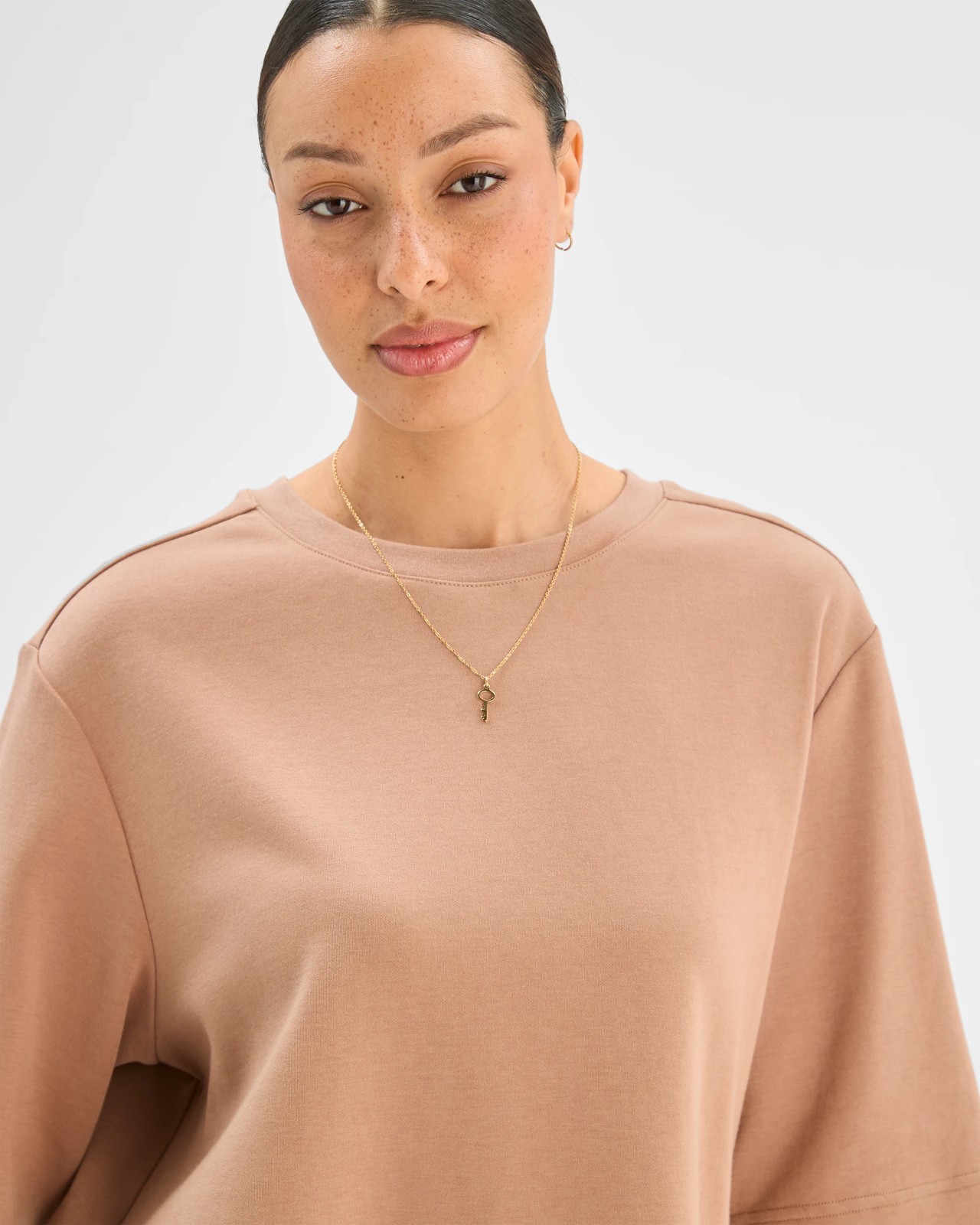 Australian Cotton Blend Oversized T-Shirt - Amphora 3 of 5