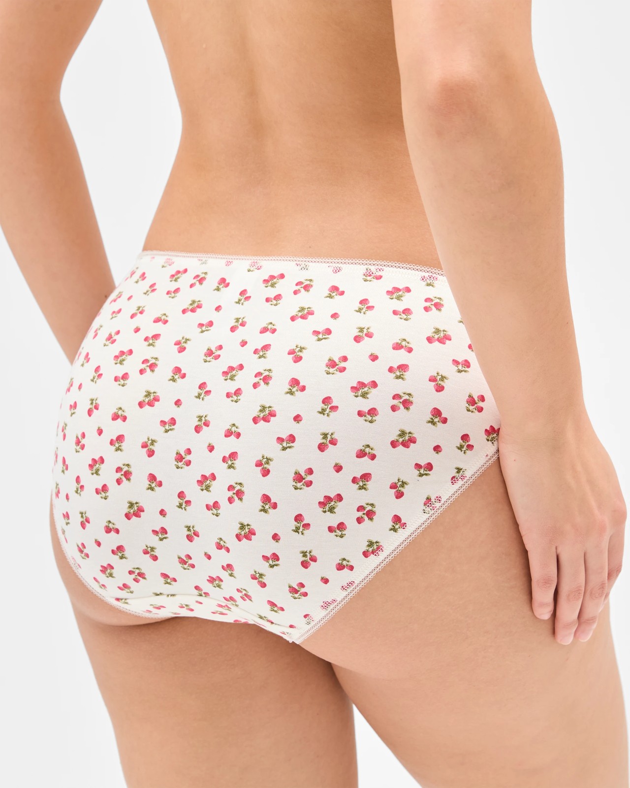 Australian Cotton 5 Pack Bikini Briefs - Nautical Strawberries 5 of 5