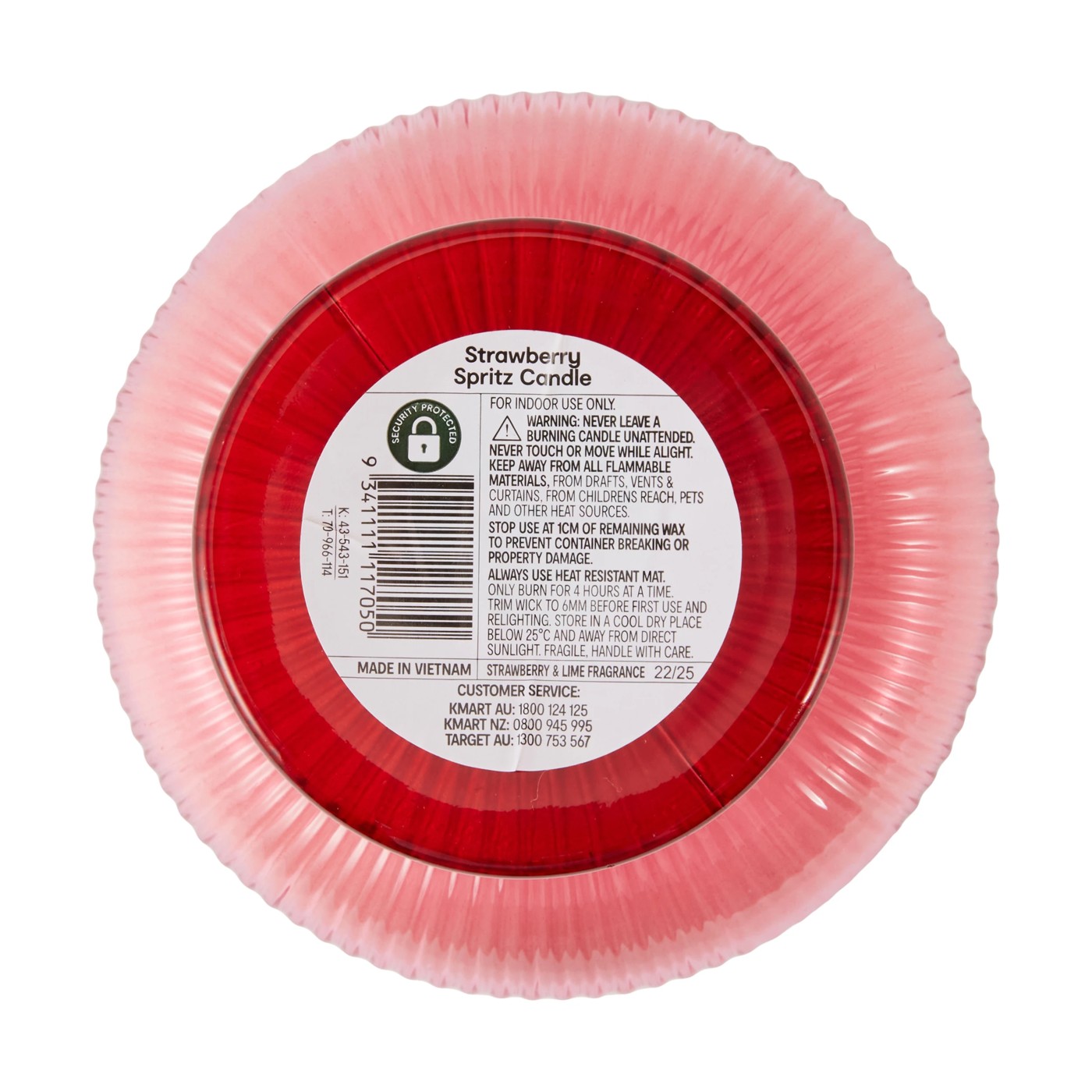 Strawberry Spritz Candle - Anko 4 of 4